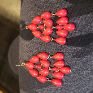 Large dangle earrings